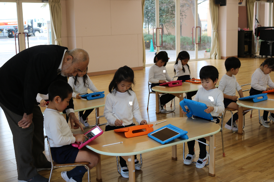 Ipadを使った課外授業 聖和学院第二幼稚園 聖和学院 ようちえんだより 聖和学院 幼稚園 聖和学院 第二幼稚園